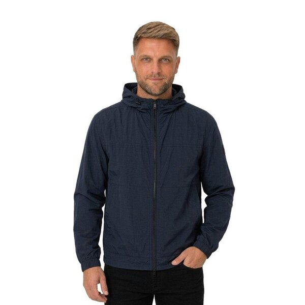 BOSS Orip Lightweight Hooded Jacket Dark Blue