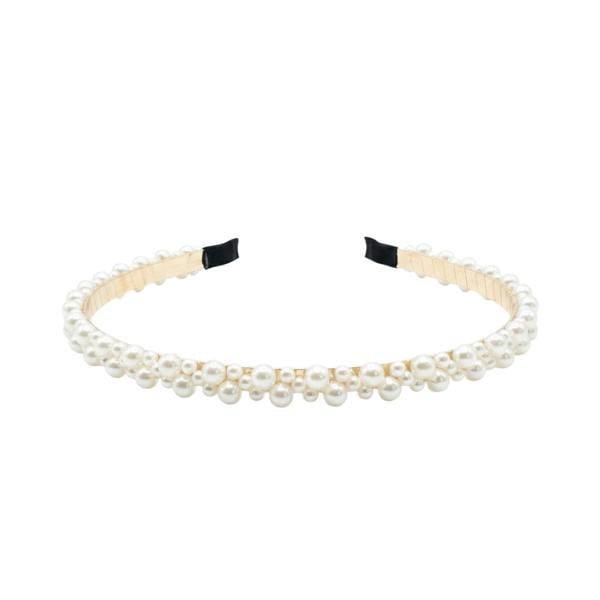 Gold Trip Pearl Cascade Headband