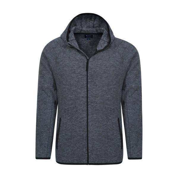 Mountain Warehouse Mens Snowdon II Full Zip Hoodie - Black - 