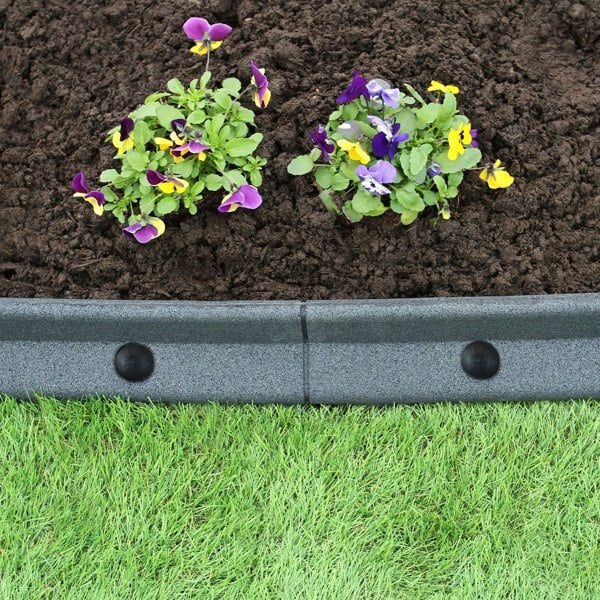 Monstershop Flexible Lawn Edging Grey 1.2m x 6