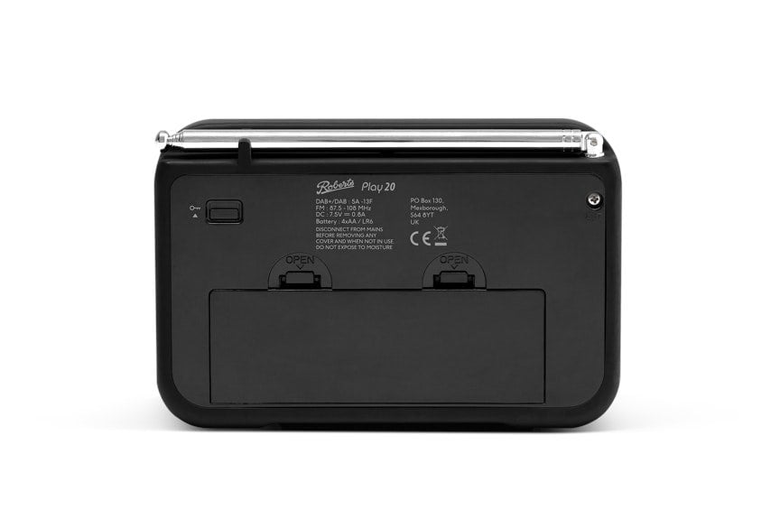 Roberts PLAY20 Compact and Portable DAB/DAB+/FM Digital Radio - Free Gift RRP £10!