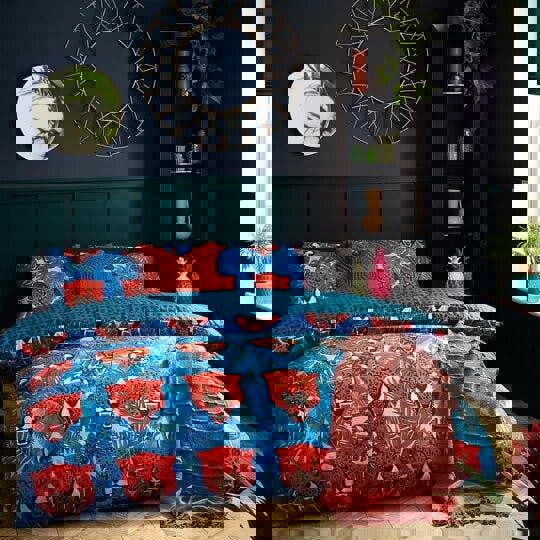 Furn Untamed Cheetah Duvet Cover Set - Blue