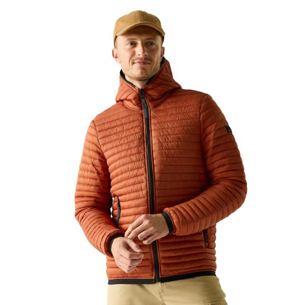 Regatta Mens Rigain Padded Jacket - Brick Red - 