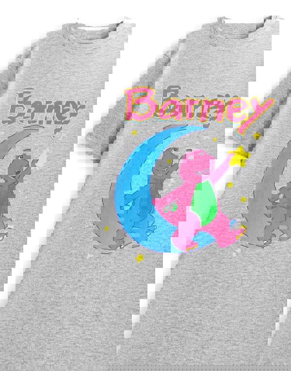 Barney Womens Grey Moon Short Sleeve Nightdress