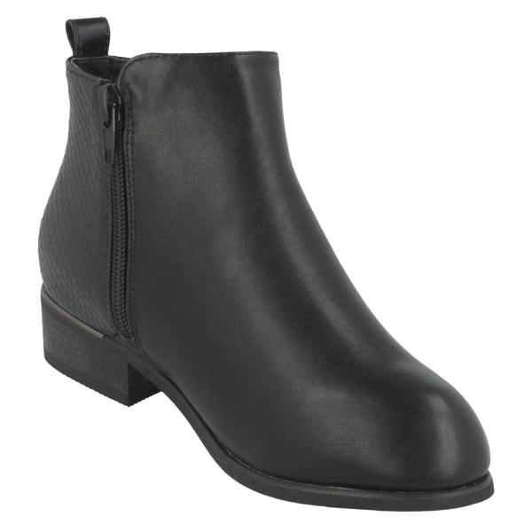 Spot On Girls Spot On Side Zip Ankle Boots H5068