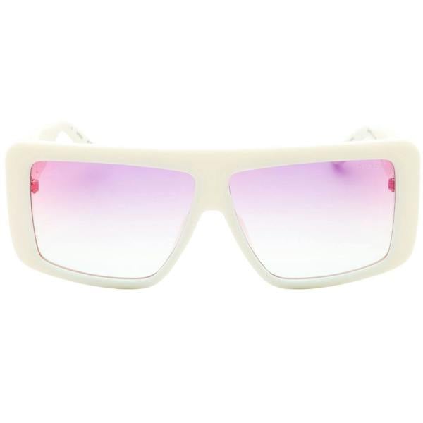 Guess Gu00109 21Z White / Gradient Or Mirror Violet Sunglasses Female 60X10X130 One Size