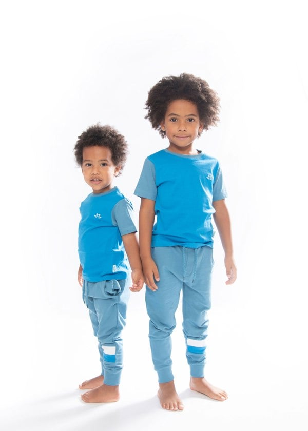 Luca and Rosa Boys Blue Jersey Lounge Tee