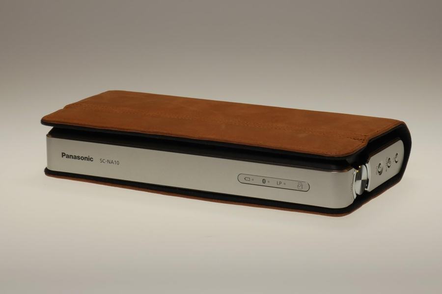 Panasonic SH-ANA10E-T Leather Cover for SC-NA10EG-A Speaker Brown