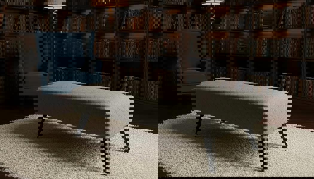 ISTOOLS Premium Stitched Footstool Bench & Coffee Table – Non-Storage