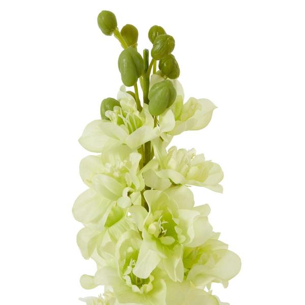 Wyld Haus Set of 3 Artificial Flowers White Elatum Delphinium Stems