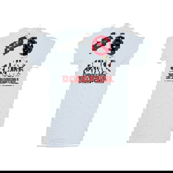 Marvel Mens Deadpool Evolution T-Shirt - White