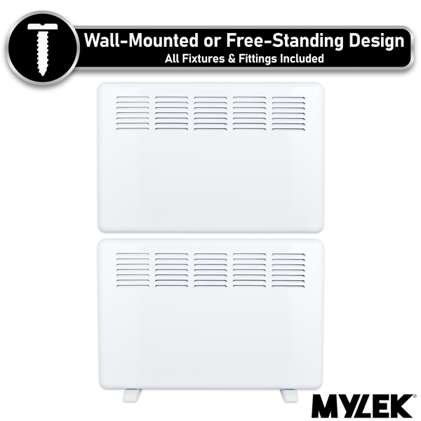 MYLEK Panel Heater 1.5KW Eco Smart WiFi App Radiator Electric Low Energy with Timer and Thermostat