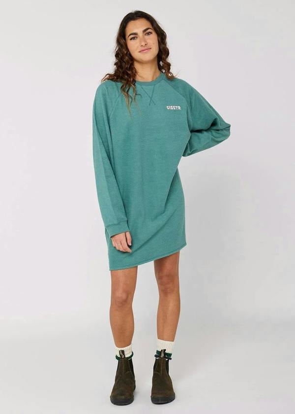 Sisstrevolution Agathe Dress ladies dress Sisstrevolution Teal Sea XS