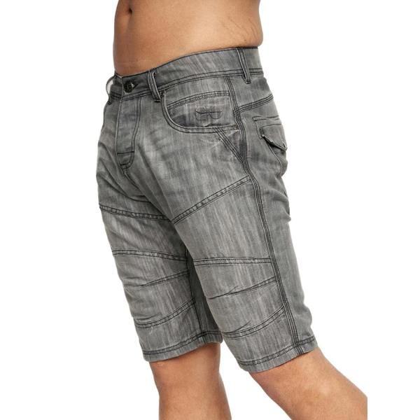 Crosshatch Mens Winston MVE Denim Shorts - Dark Grey - 