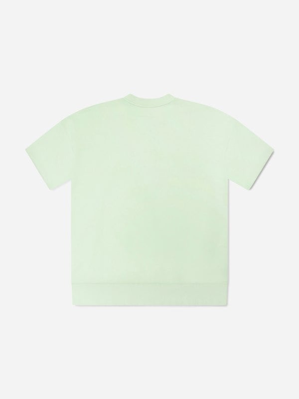 MM6 Maison Margiela Girls Logo Sweater Dress in Green