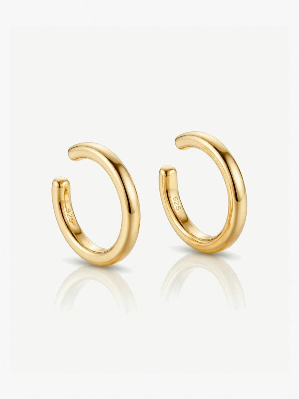 MUCHV Thin Ear Cuffs - Gold