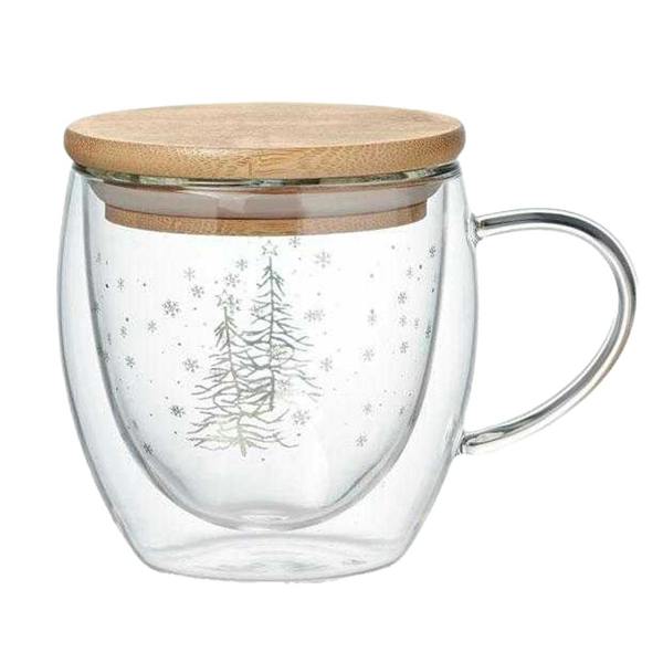 MidOcean Sian Borosilicate Glass Double Wall 220ml Mug - Transparent - 