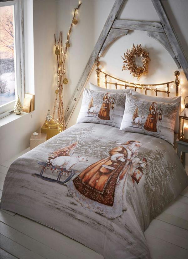 Twilight Santa Single Duvet Cover