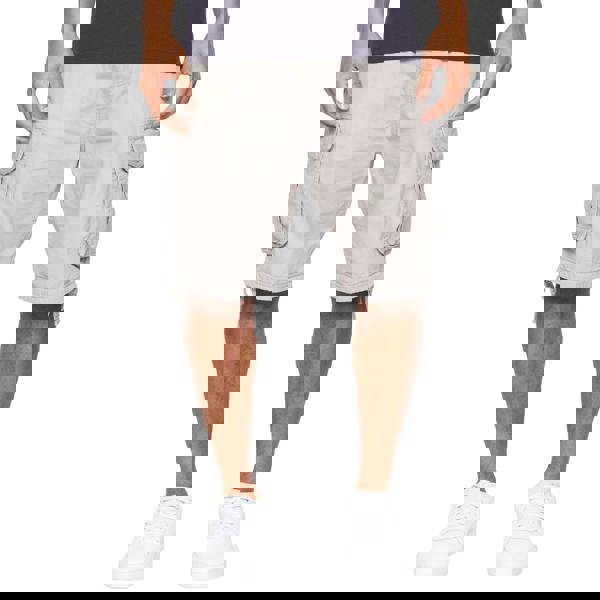 Crosshatch Mens Jamstar Cargo Shorts - Grey - 