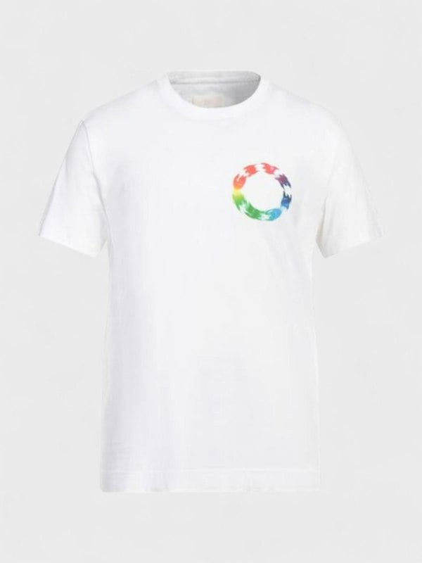 Givenchy Slim Fit T-Shirt Circle Multi White - Supplied FashionGivenchy