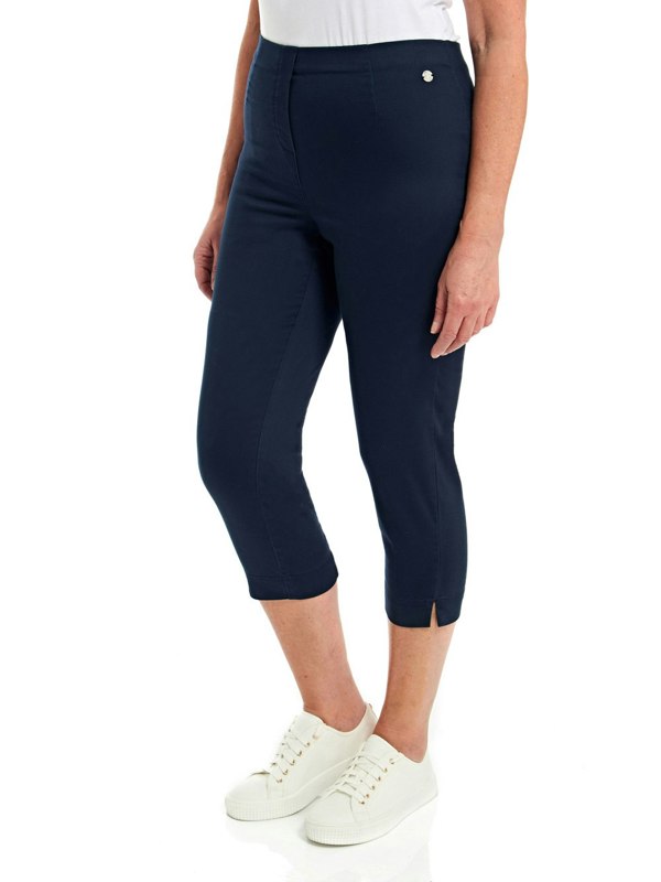 PennyPlain Cropped Jeggings - Navy