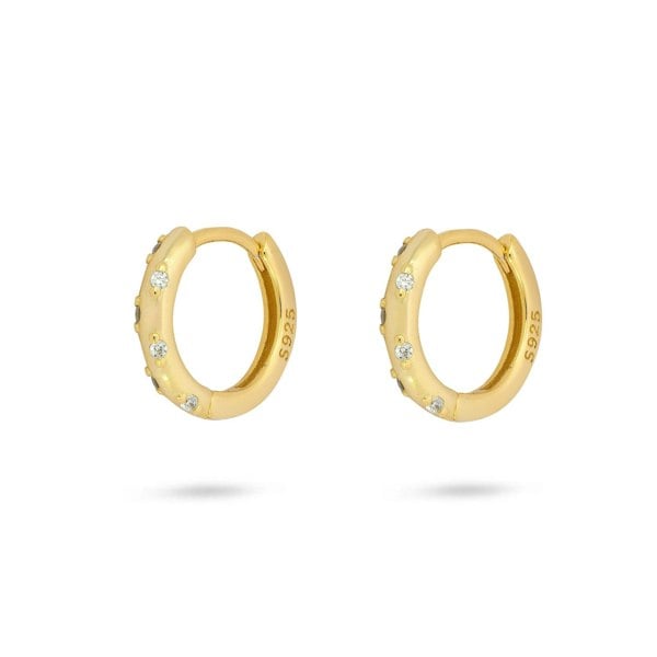 Gold Trip Mystic Huggie Hoops