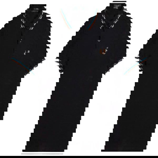 Fred Perry M3600 T45 Black Polo Shirt Mens XS