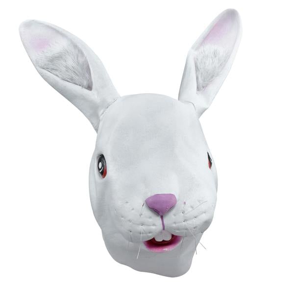 Bristol Novelty Unisex White Rabbit Mask - White - 