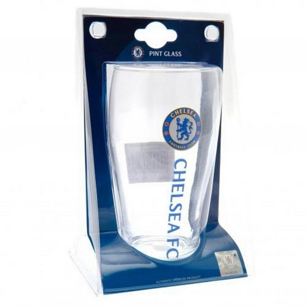 Chelsea FC Tulip Pint Glass - Clear