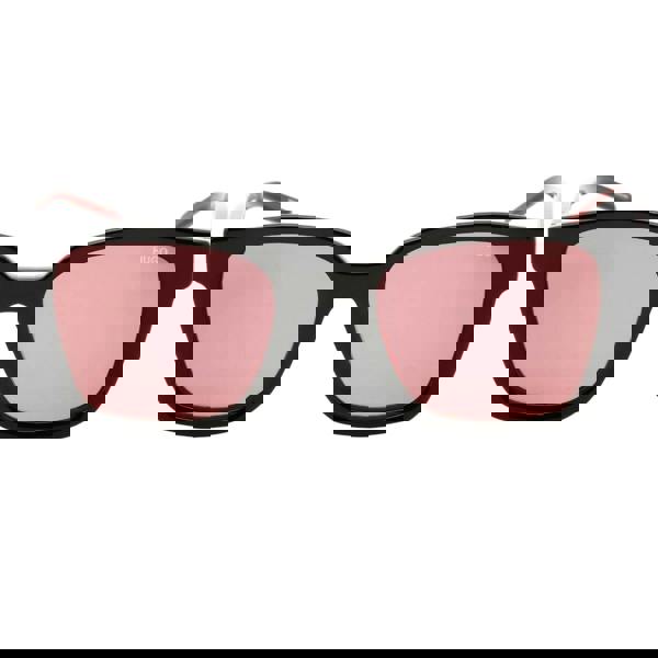 Hugo Boss Mens Matte Sunglasses - Burgundy/Red/Black - 