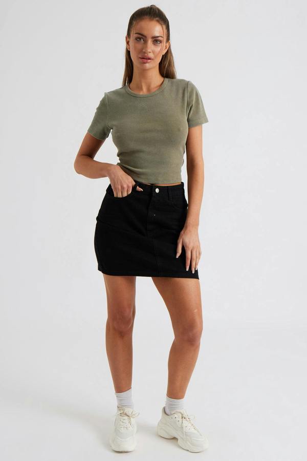 Urban Bliss Mom Mini Skirt
