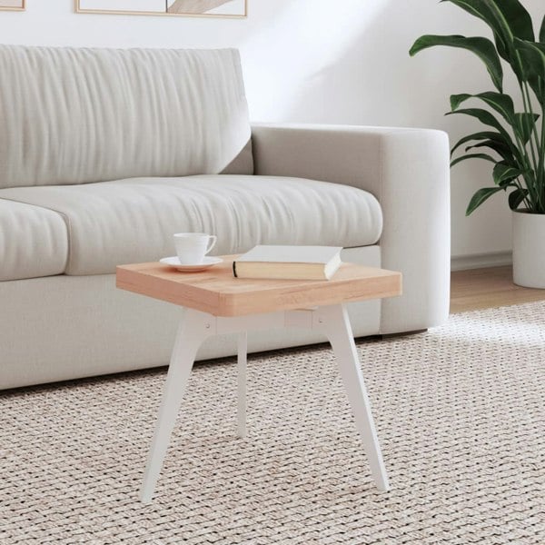 Berkfield Table Top 40x40x4 cm Square Solid Wood Beech
