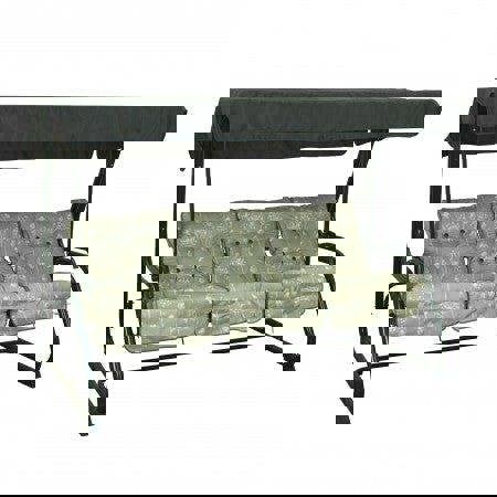 Pendulum 3 Seater Garden Hammock Swing with Cushions - Convertible Bed Renaissance Sage 190(L) x 160 (W) The Garden Furniture Shop