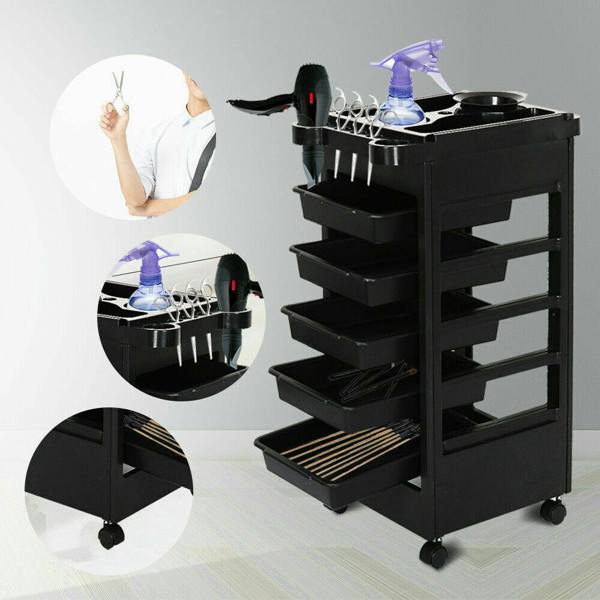 HYGRAD BUILT TO SURVIVE Multi purpose Storage trolley for Hairdressers Nail Salon Tattoo artist Spa UK