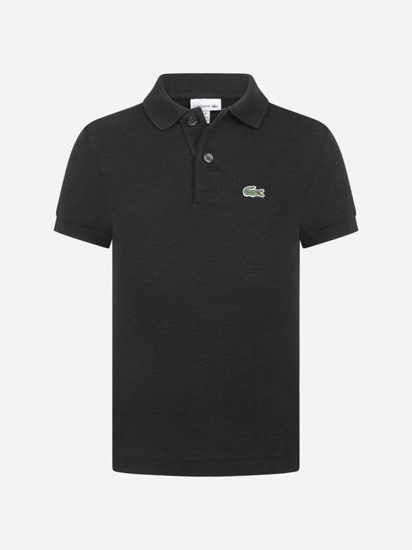 Lacoste Kids Lacoste Boys Logo Polo Shirt in Black