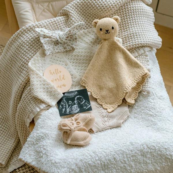cuddle+kind - Lovey Collection - Baby Bear - Honey