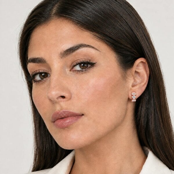 Cachet London Terri Rose Gold Clip On Earrings