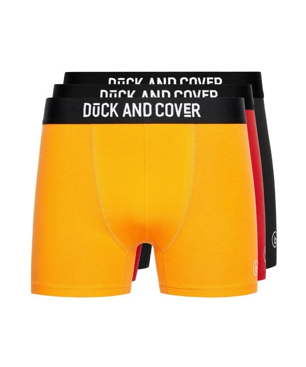 Duck and Cover Fiery Boxers 3pk Assorted