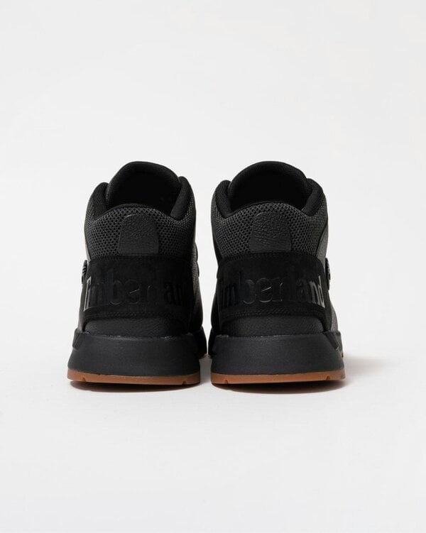 Timberland Sprint Trekker Mid Leather Mens Boots - Jet Black