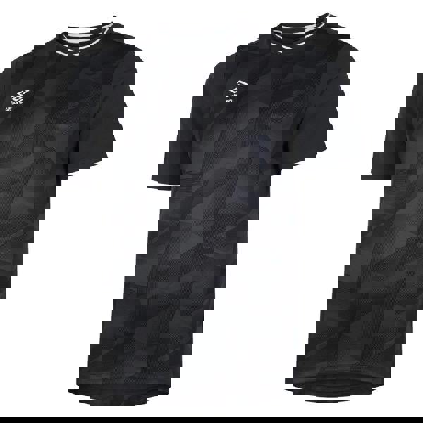 Umbro Mens Triassic Logo Short-Sleeved Jersey - Black/Carbon - 