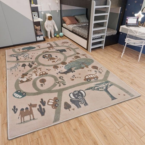 Adventures Children's Animal Park Rug