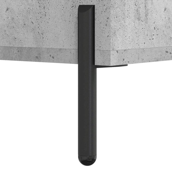 Berkfield Highboard Concrete Grey 34.5x34x180 cm Engineered Wood