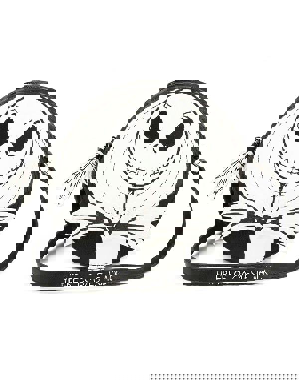 Vanilla Underground Danielle Nicole The Nightmare Before Christmas Womens White Jack Skellington Cross Body Bag (One Size)