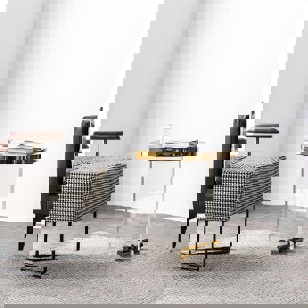 Caldera Round Side Table, Acrylic-Weilai Concept-Weilai Concept