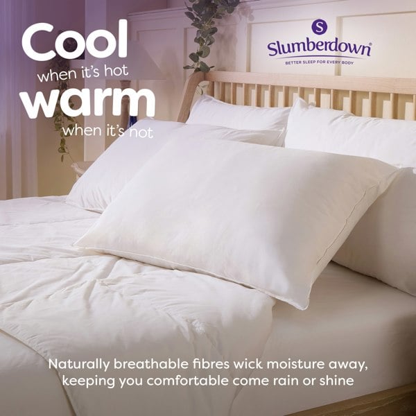 Slumberdown Wonderful Wool Firm Support Pillow