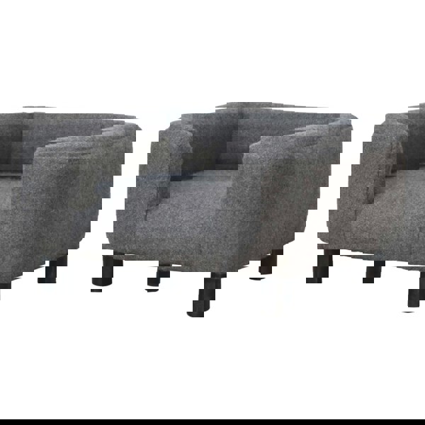 Artisan Furniture Solid Wood Mini Battleship Tweed Pet Sofa Bed