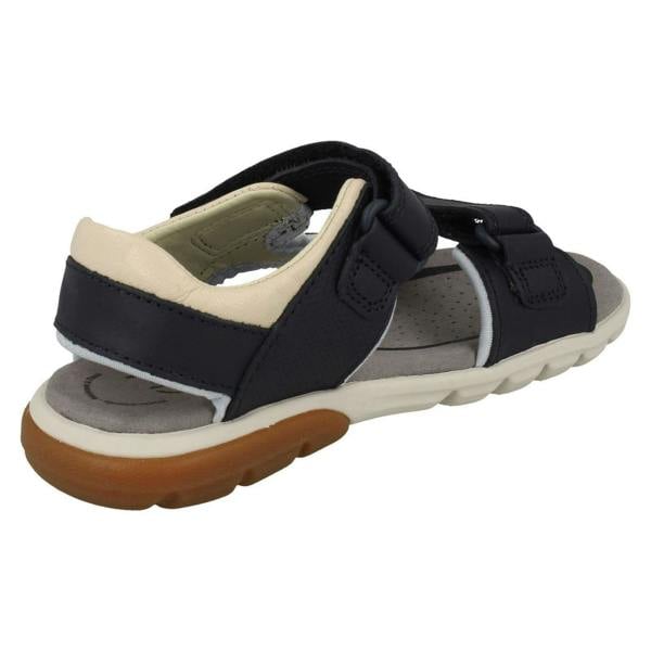 Clarks Boys Clarks Hook And Loop Sandals Rocco Wave K