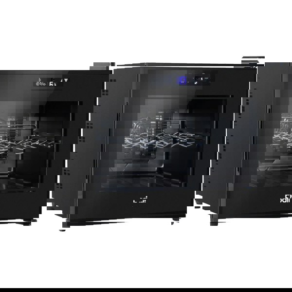 8 Bottle Worktop Wine Cooler Fridge - Thermoelectric & LED Backlit BLACK