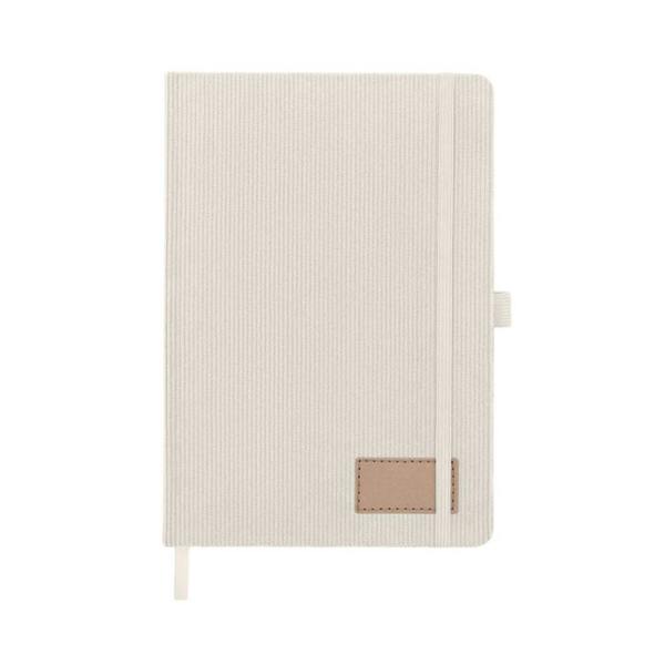 MidOcean Cordi note Hard Cover RPET A5 Notebook - Off White - 