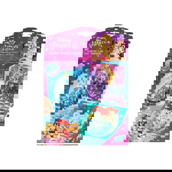 Totum Disney Princess Glitter Shaker Cards